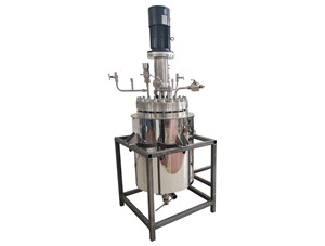 50L高温不锈钢夹套外循环加热中试反应釜已完工发往苏州