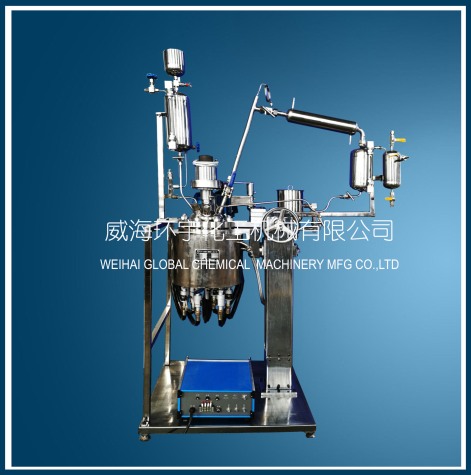 天津5L Vacuum Distillation Reactor with Lifting Device